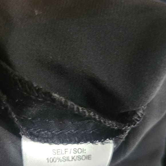 HAUTE HIPPIE Silk Drawstring Joggers Black Luxe Boho Soft Pants XS Small $320 - Picture 6 of 7